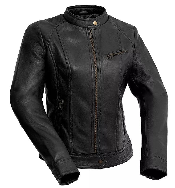 Black Leather Motorcycle Jacket