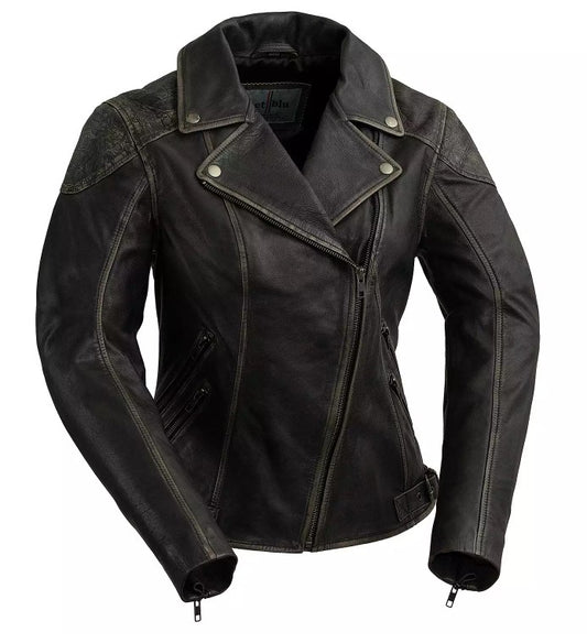 Black Leather Motorcycle Jacket