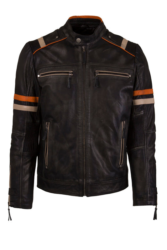 Black Leather Biker Jacket